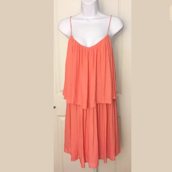 Zara | Dresses | Zara Pink Layered Party Tiered Dress Size Xs | Poshmark